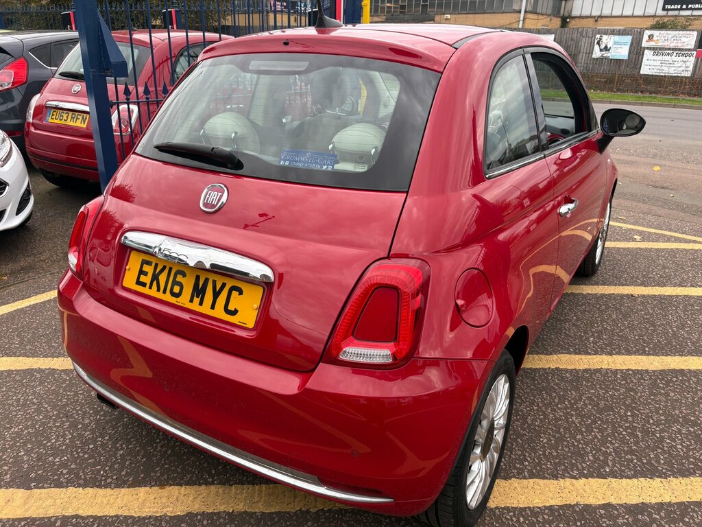 Fiat 500 1.2 Lounge Hatchback Sat Nav - New Cambelt EK16MYC Red #4