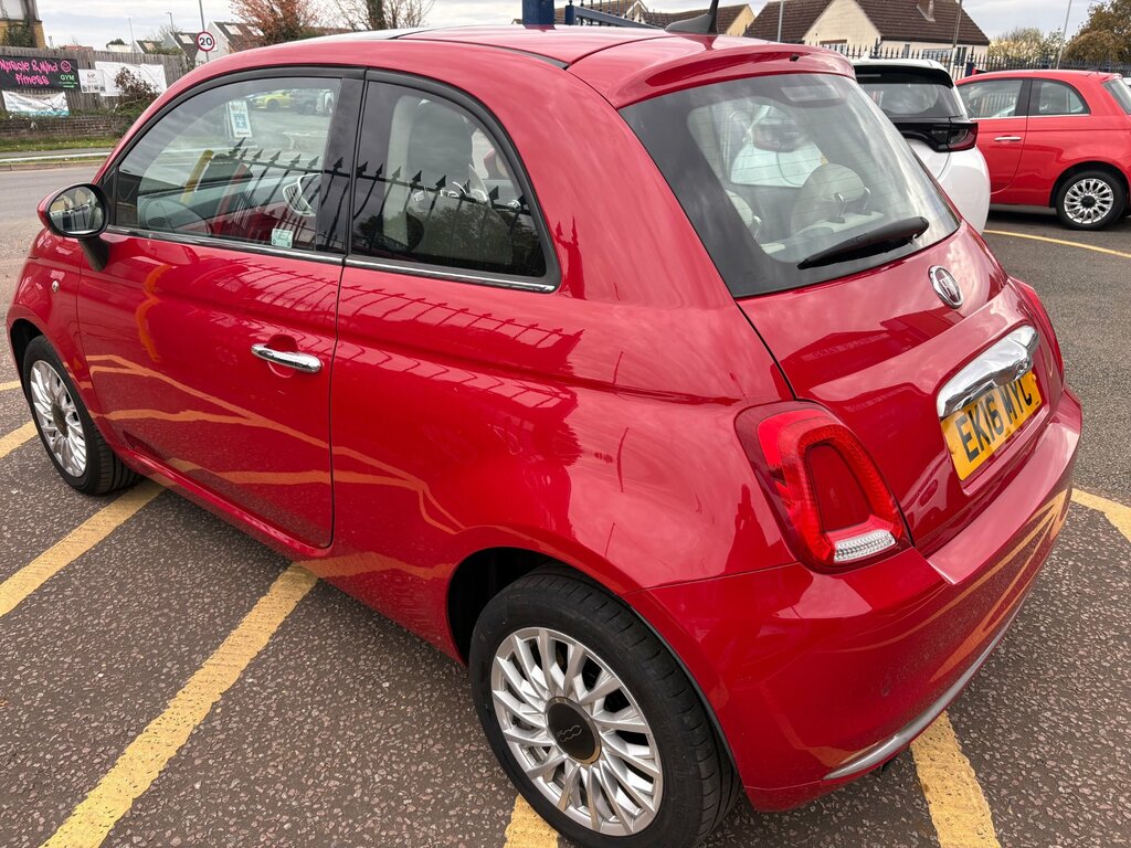 Fiat 500 1.2 Lounge Hatchback Sat Nav - New Cambelt EK16MYC Red #3