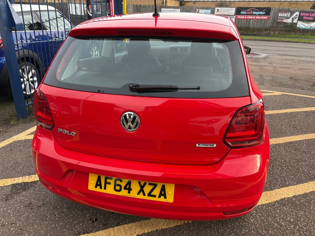 Volkswagen Polo 64 Plate 1.0 Bluemotion Tech S Hatchback AF64XZA Red #4
