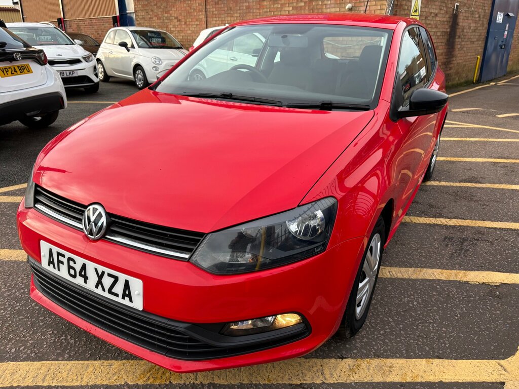 Volkswagen Polo 64 Plate 1.0 Bluemotion Tech S Hatchback AF64XZA Red #2