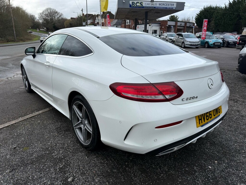 Mercedes-Benz C Class 2.1 D Amg Line G-tronic Euro 6 Ss HV66OWG White #5