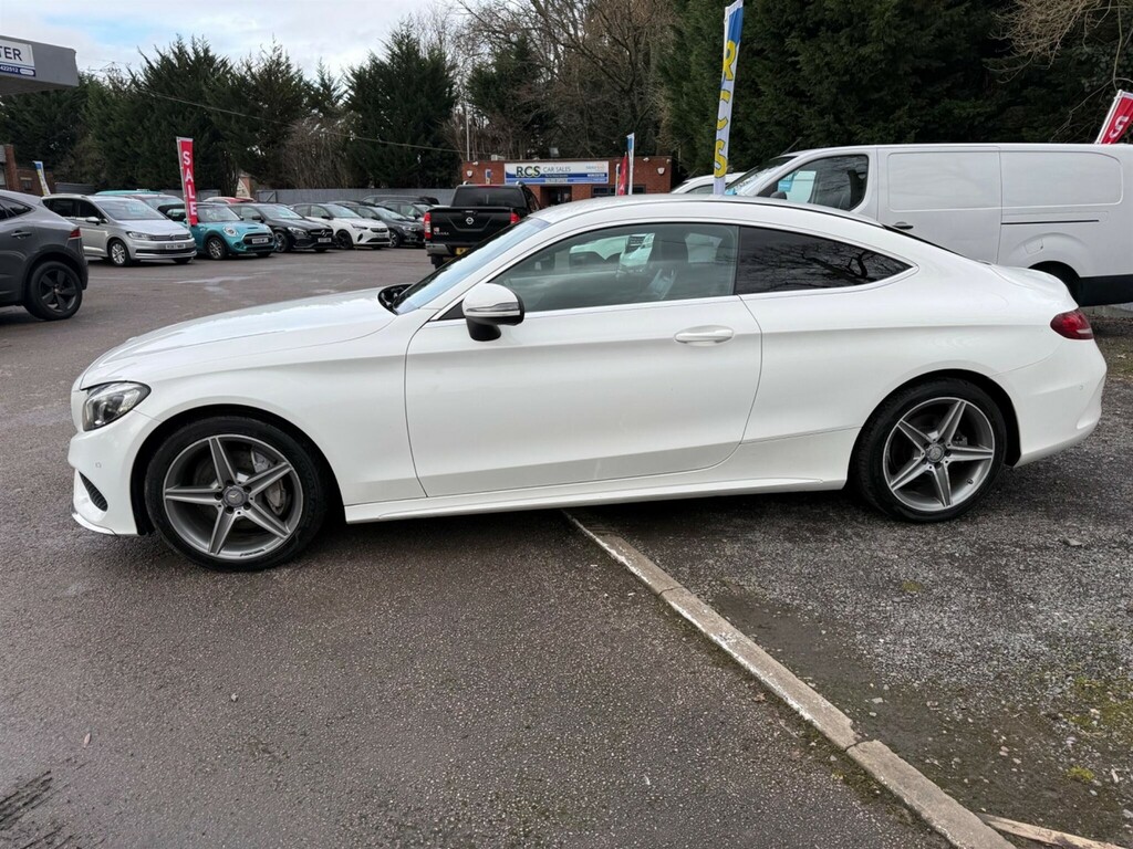 Mercedes-Benz C Class 2.1 D Amg Line G-tronic Euro 6 Ss HV66OWG White #6