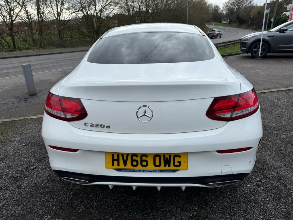 Mercedes-Benz C Class 2.1 D Amg Line G-tronic Euro 6 Ss HV66OWG White #4