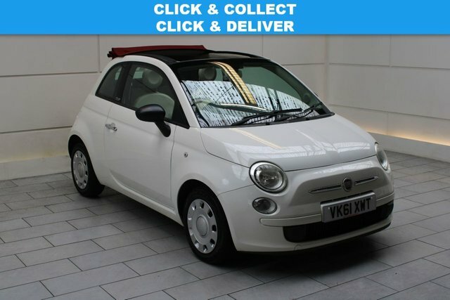 Fiat 500C Convertible White