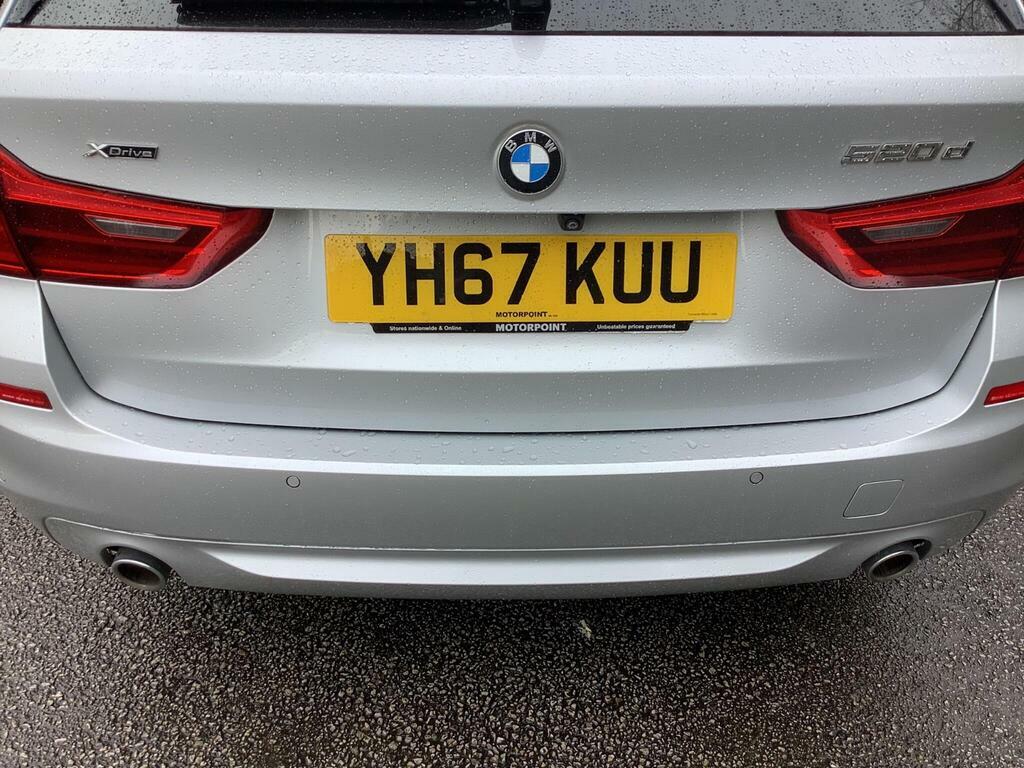 BMW 5 Series 2.0 520D Se Touring Xdrive Euro 6 S S YH67KUU Silver #5