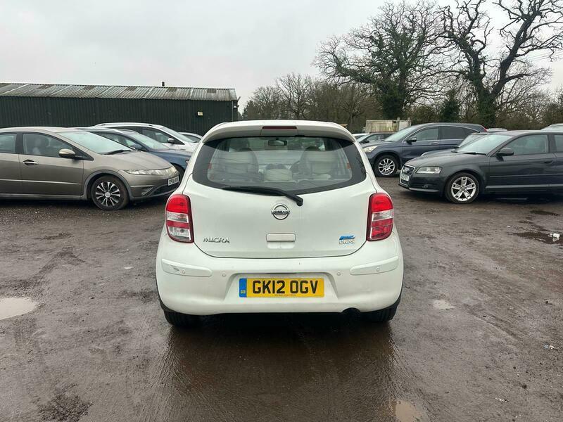 Nissan Micra 1.2 Dig-s Shiro Euro 5 Ss GK12OGV White #6