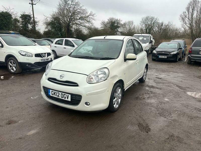 Nissan Micra 1.2 Dig-s Shiro Euro 5 Ss GK12OGV White #3