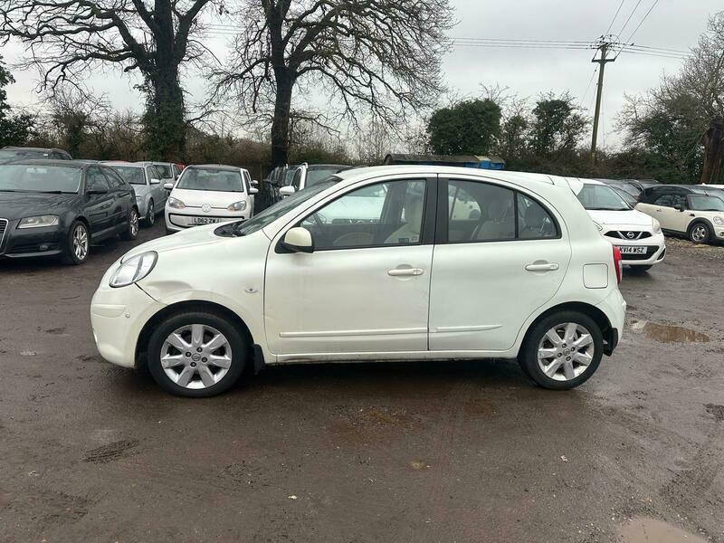 Nissan Micra 1.2 Dig-s Shiro Euro 5 Ss GK12OGV White #4