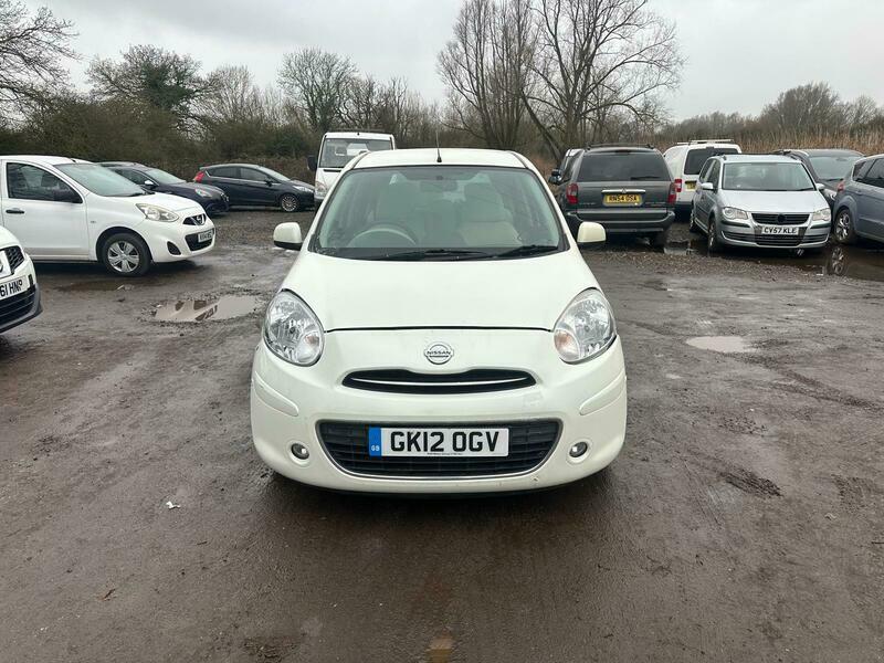 Nissan Micra 1.2 Dig-s Shiro Euro 5 Ss GK12OGV White #2