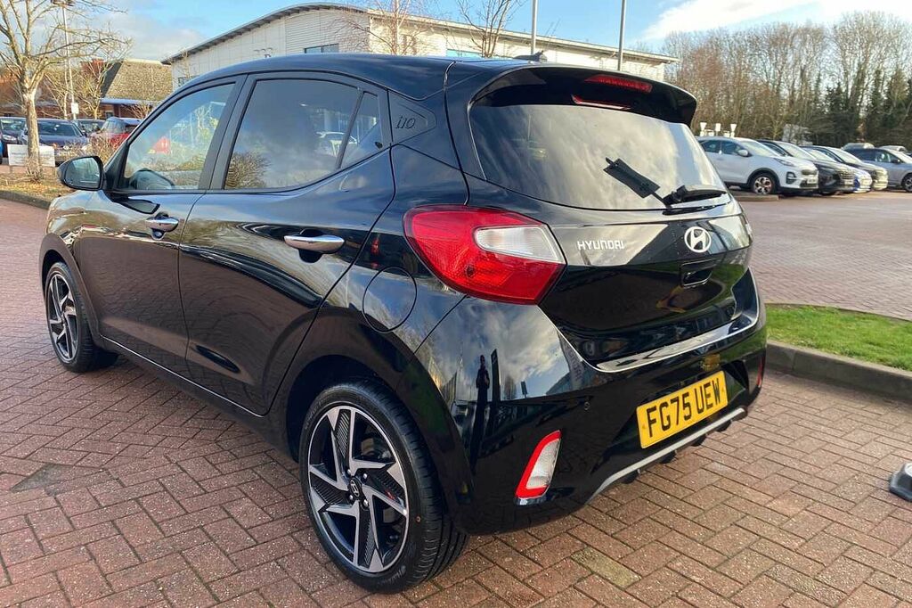 Hyundai I10 1.2 79 Premium Nav FG75UEW Black #3