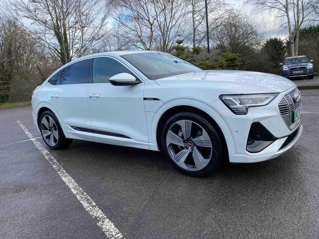 Audi E-tron 55 S Line Sportback Quattro 95Kwh ND70FUG White #3