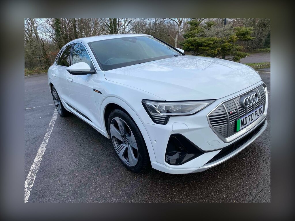 Audi E-tron 55 S Line Sportback Quattro 95Kwh ND70FUG White #2