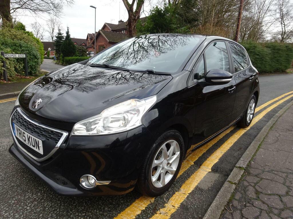 Peugeot 208 1.2 Vti Puretech Active Euro 6 YR15KUN Black #3