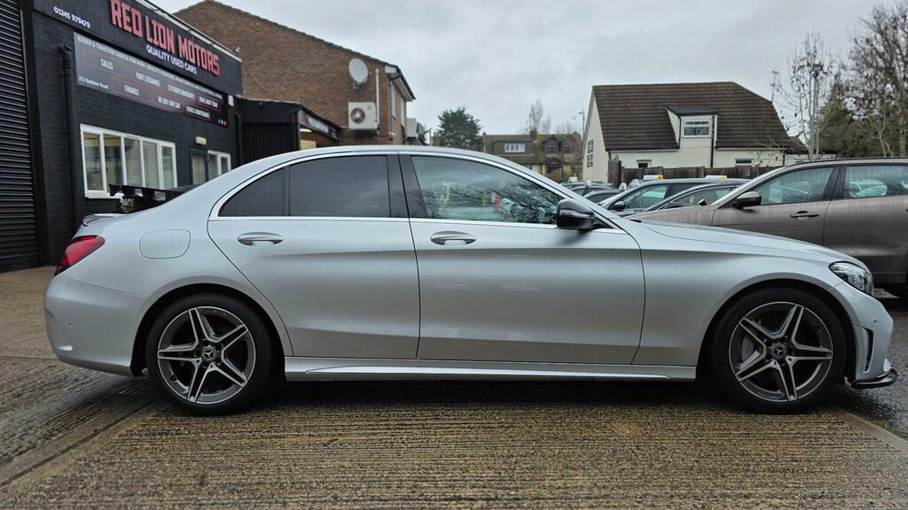 Mercedes-Benz C Class Saloon 2.0 C300 Amg Line Edition G-tronic Euro 6 LM20VXO Silver #5