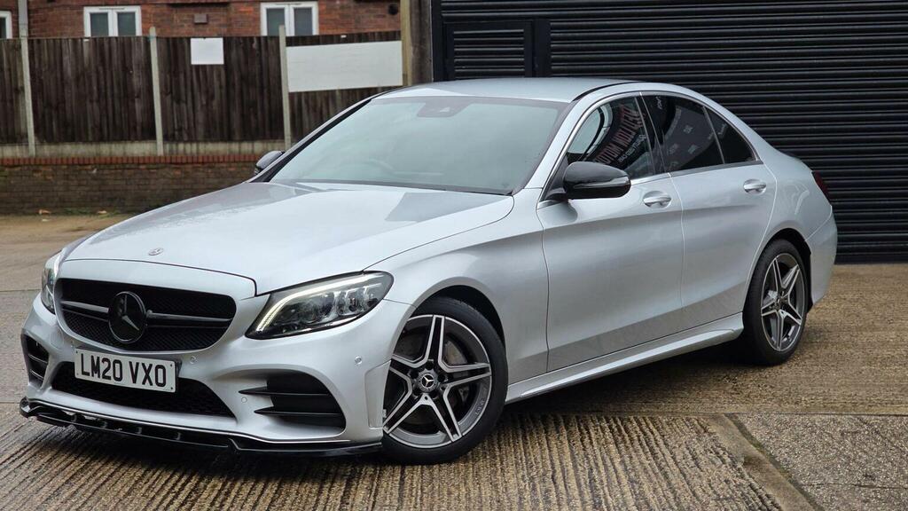 Mercedes-Benz C Class Saloon 2.0 C300 Amg Line Edition G-tronic Euro 6 LM20VXO Silver #2