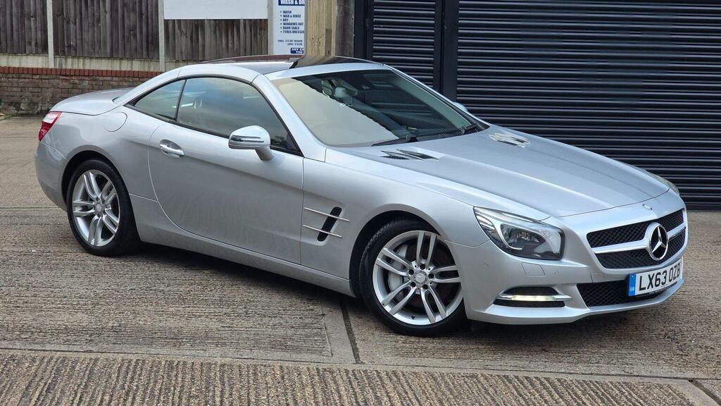 Mercedes-Benz SL Class Convertible 3.5 Sl350 V6 Blueefficiency G-tronic E Silver