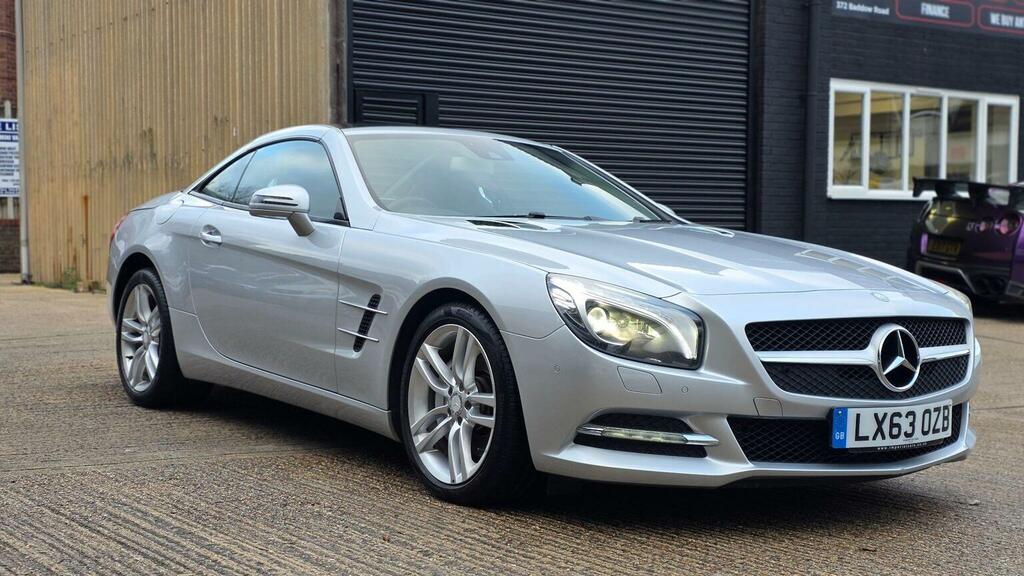 Mercedes-Benz SL Class Convertible 3.5 Sl350 V6 Blueefficiency G-tronic E Silver #4
