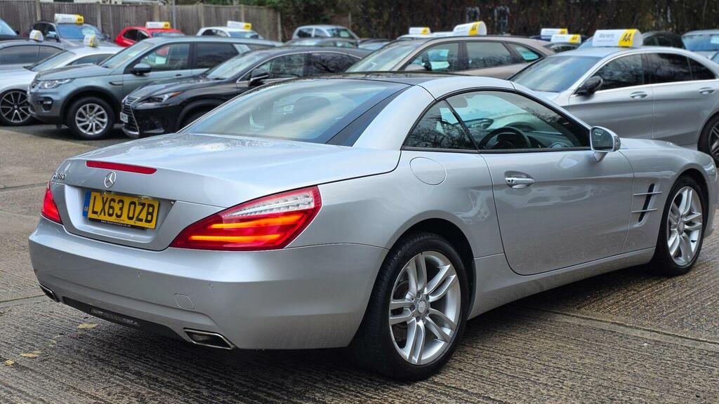 Mercedes-Benz SL Class Convertible 3.5 Sl350 V6 Blueefficiency G-tronic E Silver #6