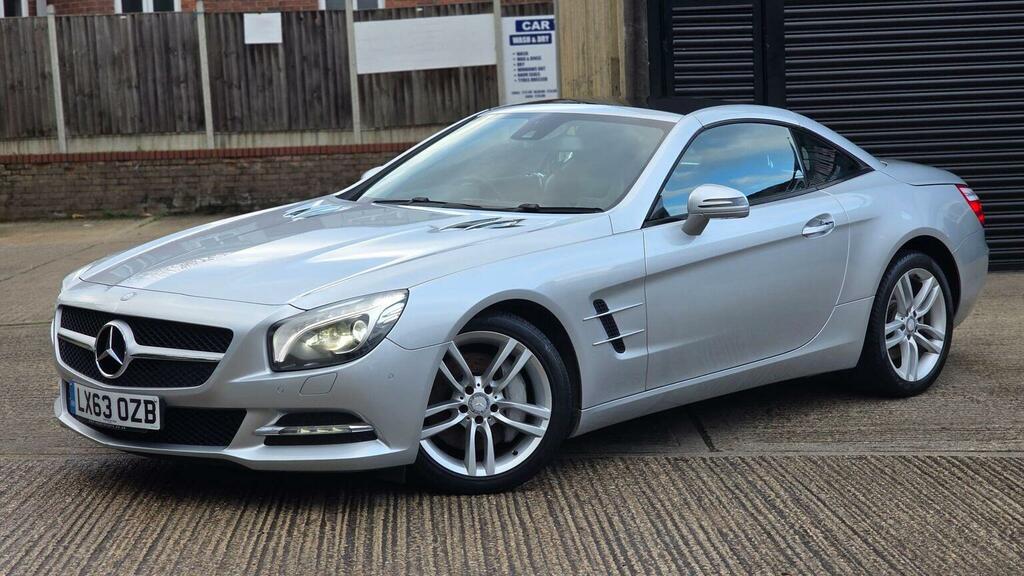 Mercedes-Benz SL Class Convertible 3.5 Sl350 V6 Blueefficiency G-tronic E Silver #2