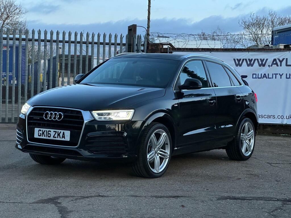 Audi Q3 Suv 2.0 Tdi S Line Plus S Tronic Quattro Euro 6 S GK16ZKA Black #2