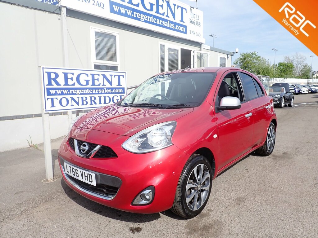 Nissan Micra 1.2 N-tec Hatchback Euro 6 80 P Red