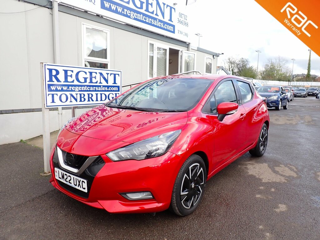 Nissan Micra 1.0 Ig-t Acenta Hatchback Euro 6 Red