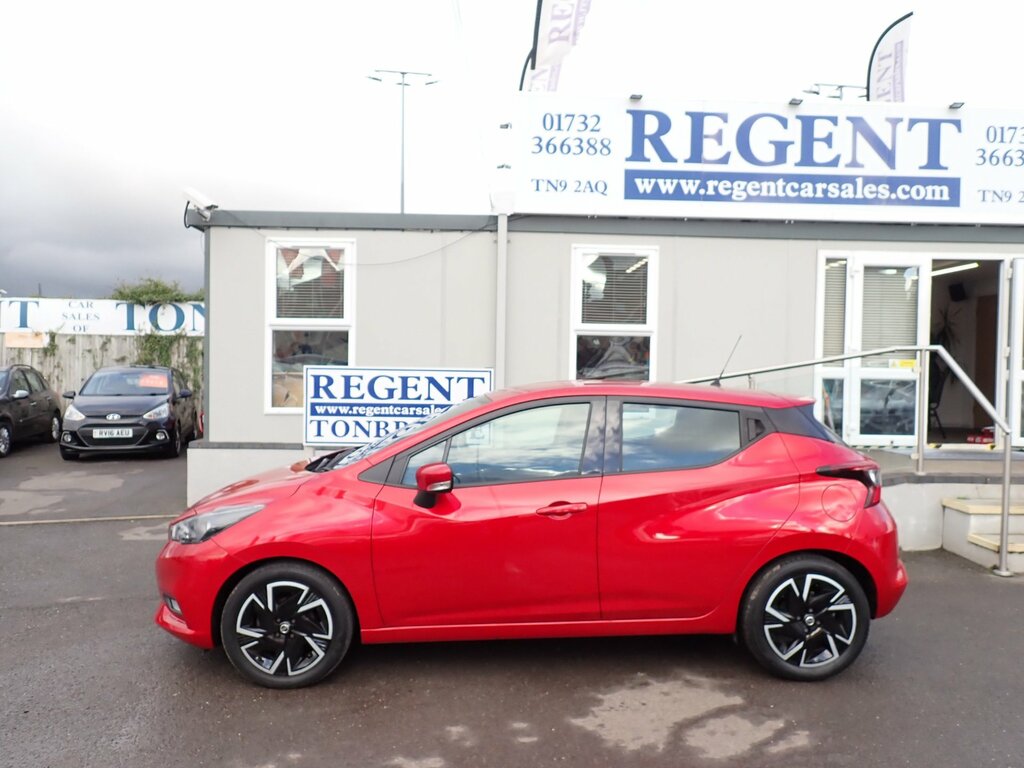 Nissan Micra 1.0 Ig-t Acenta Hatchback Euro 6 LM22UXC Red #5
