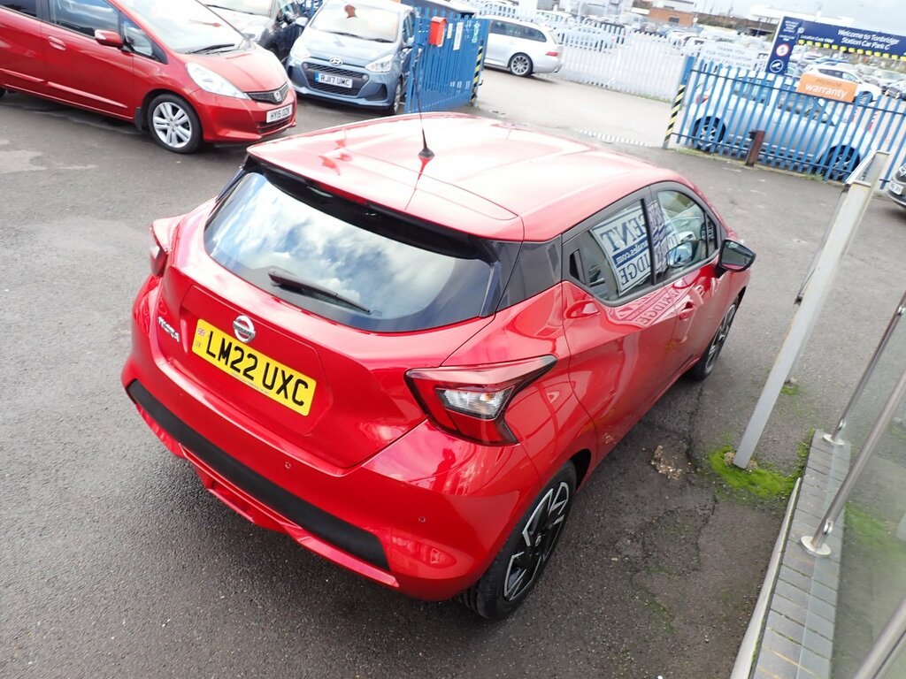 Nissan Micra 1.0 Ig-t Acenta Hatchback Euro 6 LM22UXC Red #6