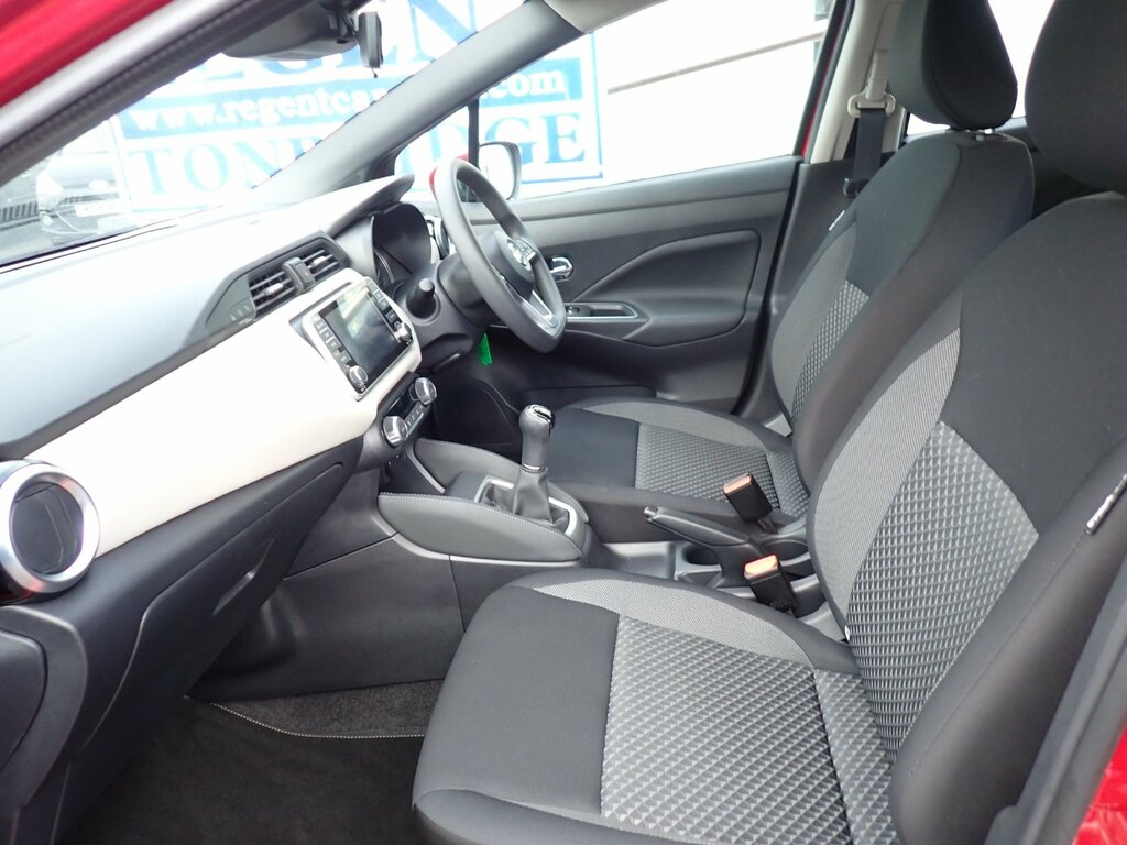 Nissan Micra 1.0 Ig-t Acenta Hatchback Euro 6 LM22UXC Red #3