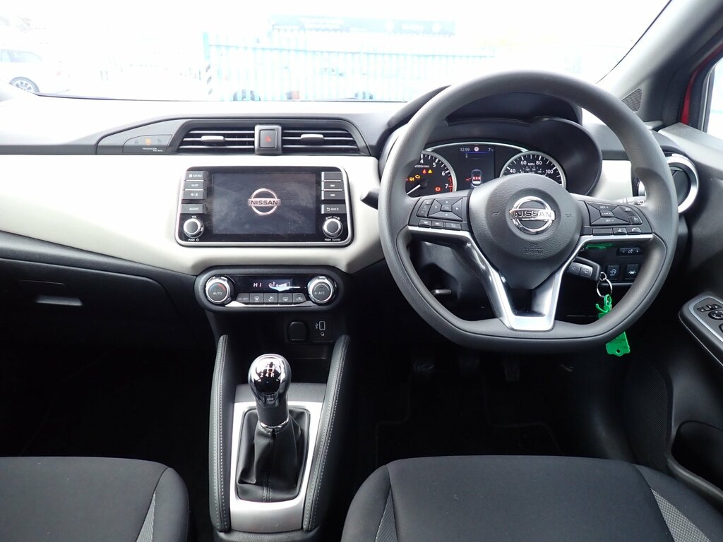 Nissan Micra 1.0 Ig-t Acenta Hatchback Euro 6 LM22UXC Red #2