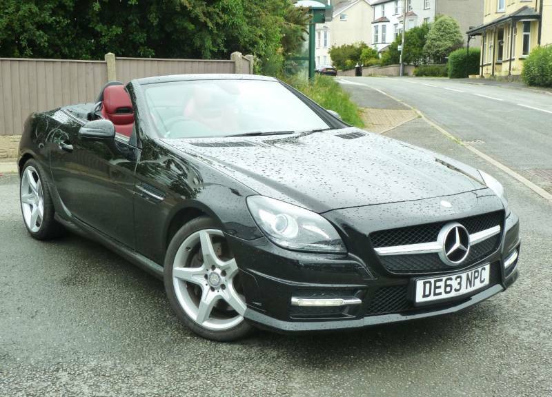 Mercedes-Benz SLK Slk 200 184Ps 1.8 Amg Sport With Glass Roof - 2013 Black