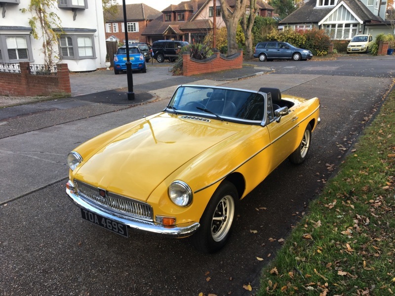 MG MGB Roadster Yellow #5