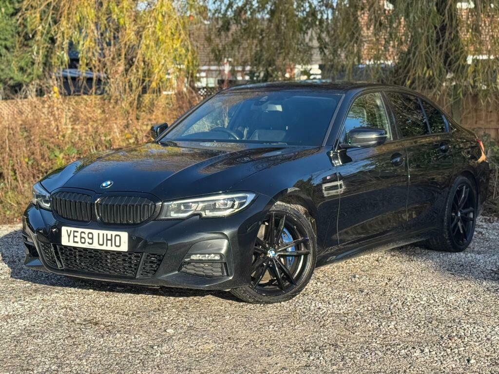 BMW 3 Series 2.0 318D M Sport Euro 6 S S YE69UHO Black #3