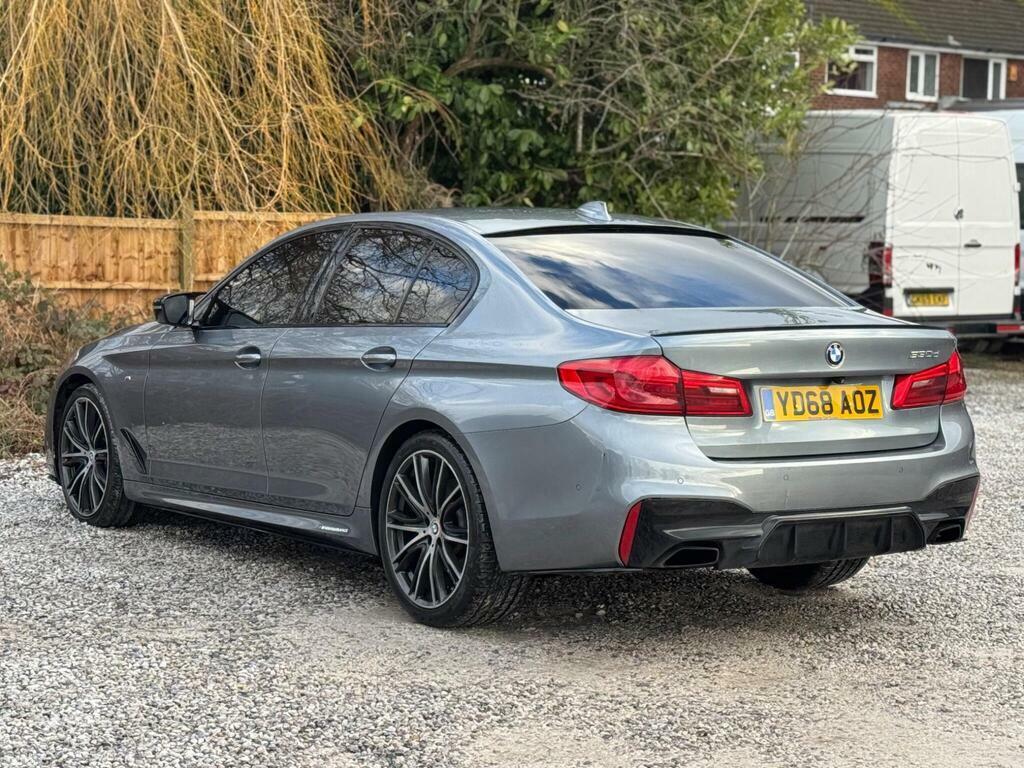 BMW 5 Series 3.0 530D M Sport Euro 6 S S T11GUJ Blue #4