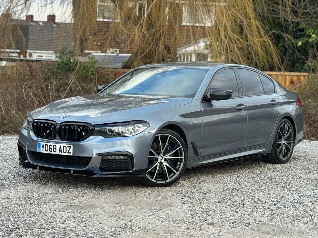 BMW 5 Series 3.0 530D M Sport Euro 6 S S T11GUJ Blue #3