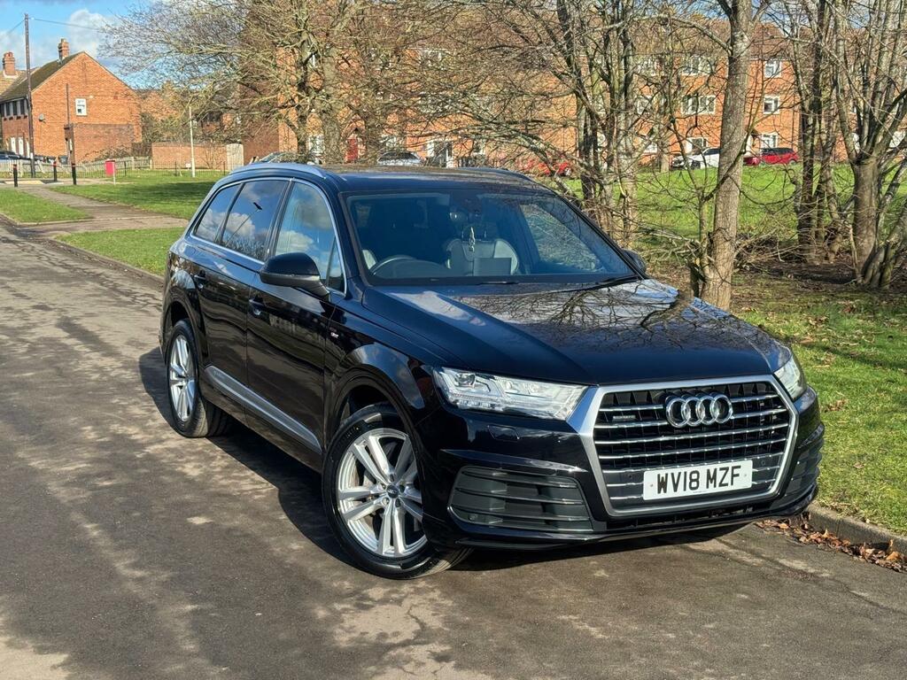 Audi Q7 3.0 Tdi V6 S Line Tiptronic Quattro Euro 6 Ss 5 WV18MZF Black #6
