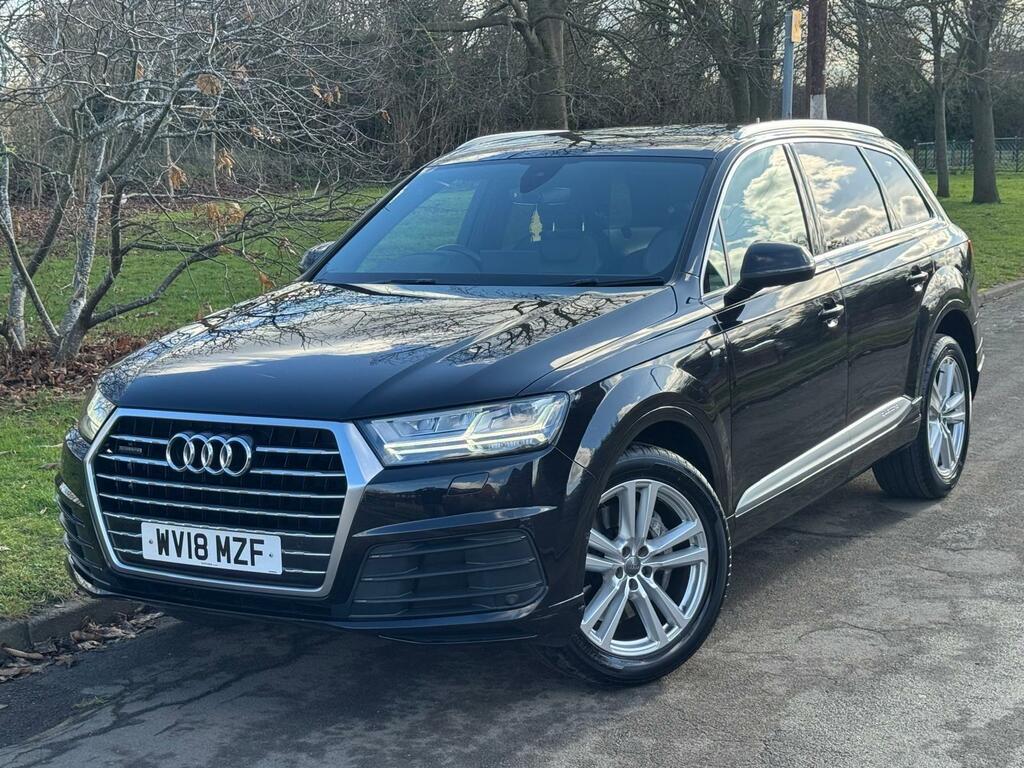 Audi Q7 3.0 Tdi V6 S Line Tiptronic Quattro Euro 6 Ss 5 WV18MZF Black #3