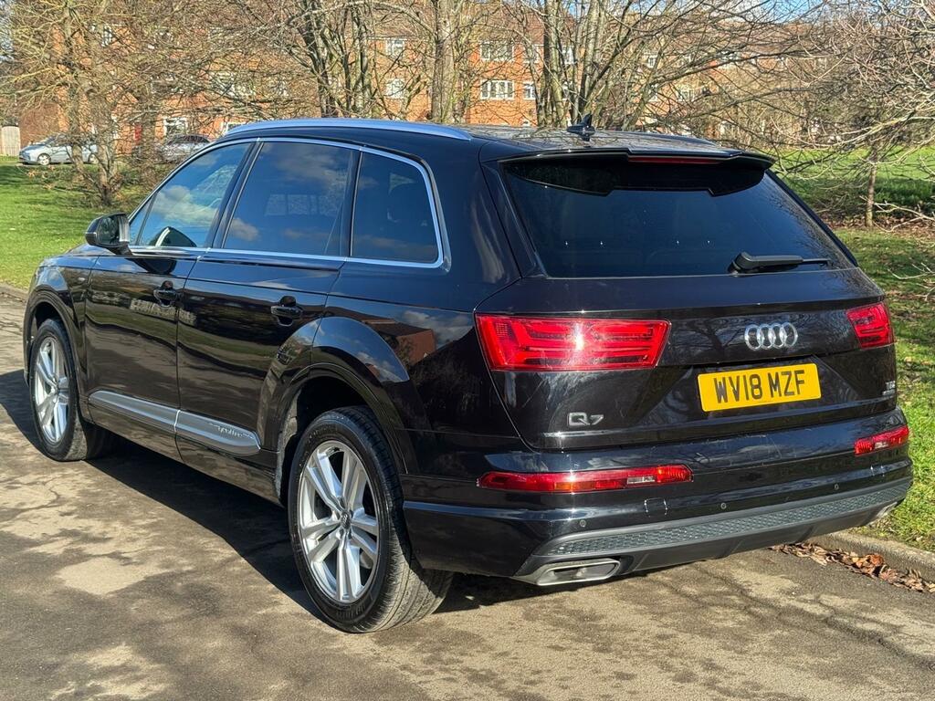 Audi Q7 3.0 Tdi V6 S Line Tiptronic Quattro Euro 6 Ss 5 WV18MZF Black #4