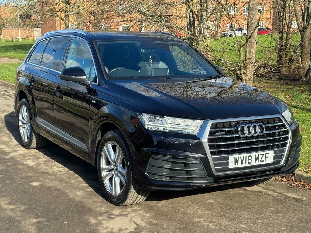 Audi Q7 3.0 Tdi V6 S Line Tiptronic Quattro Euro 6 Ss 5 WV18MZF Black #5