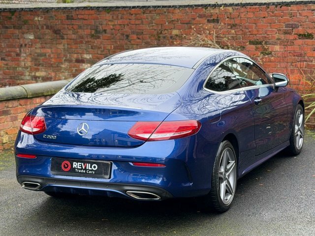 Mercedes-Benz C Class 2018 2.0 C200 Amg Line Coupe G-tronic LS68ZUD Blue #6