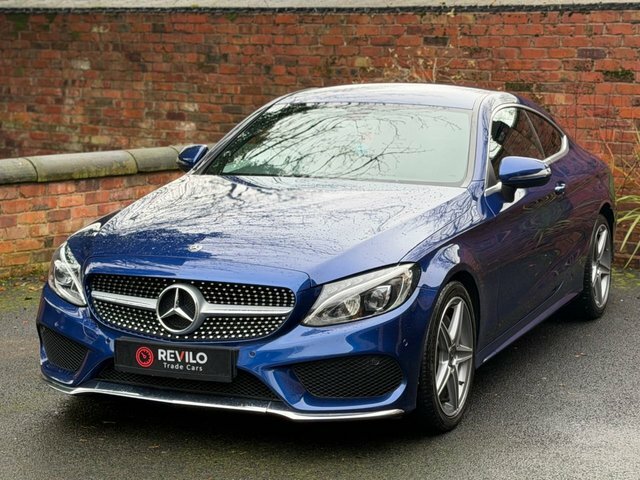 Mercedes-Benz C Class 2018 2.0 C200 Amg Line Coupe G-tronic Blue