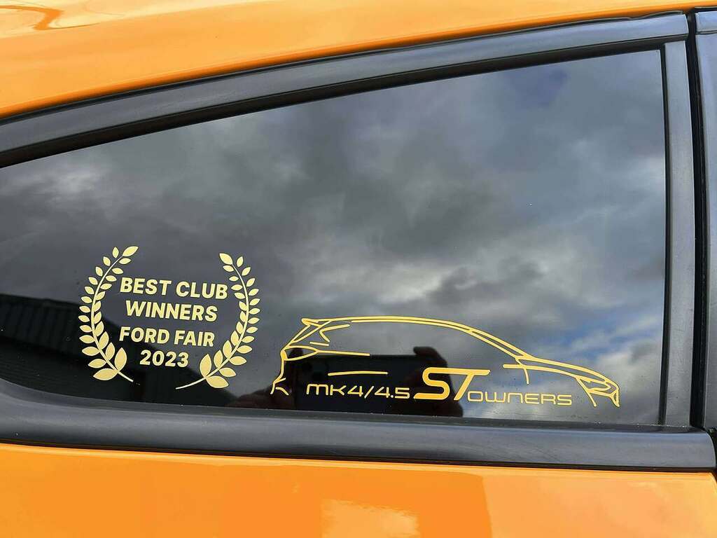 Ford Focus T Ecoboost St AJ69UAU Orange #2