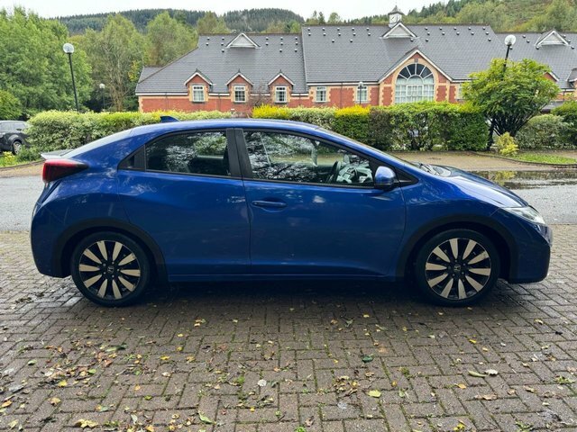 Honda Civic Hatchback MH16AEA Blue #5
