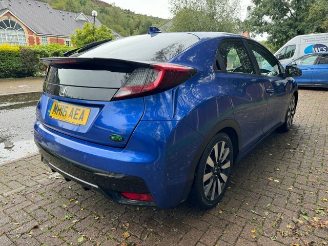 Honda Civic Hatchback MH16AEA Blue #4