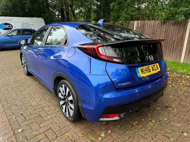 Honda Civic Hatchback MH16AEA Blue #3