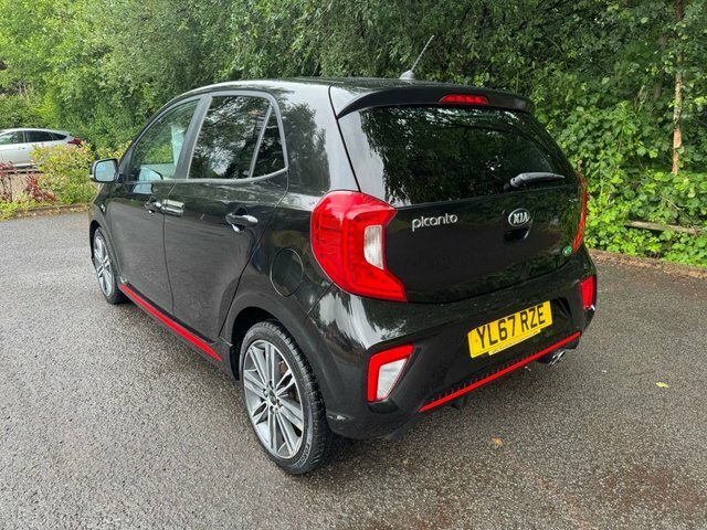 Kia Picanto Hatchback YL67RZE Black #3