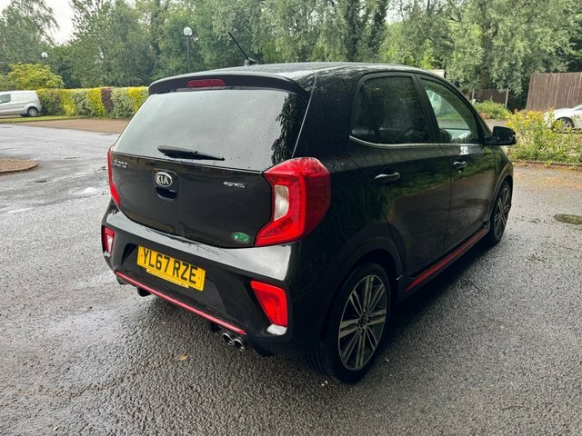Kia Picanto Hatchback YL67RZE Black #4