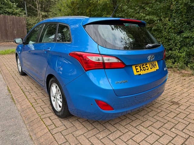 Hyundai I30 Estate EX65UNH Blue #3