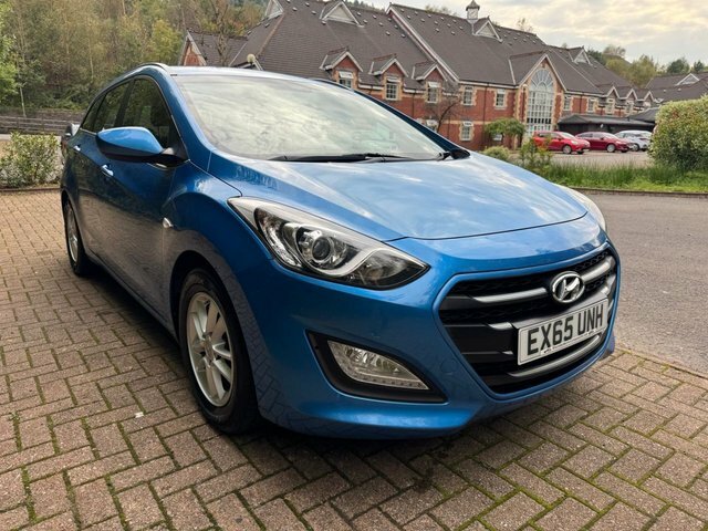 Hyundai I30 Estate EX65UNH Blue #6