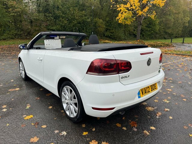 Volkswagen Golf Convertible VA12BDE White #3